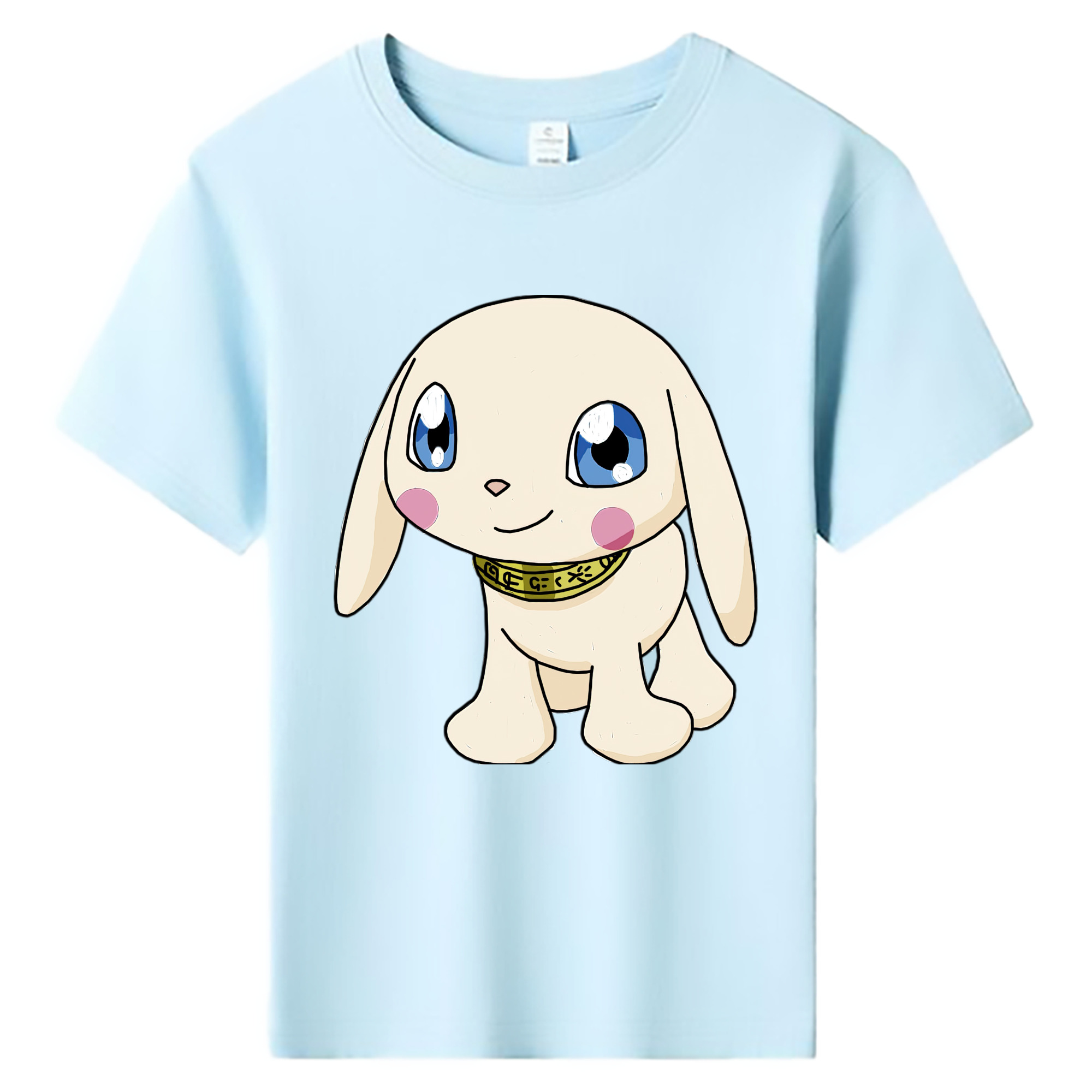（画像用） Digimon デジタルモンスター/デジモン 綿100％キッズTシャツ（フロントプリント）